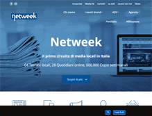 Tablet Screenshot of netweek.it