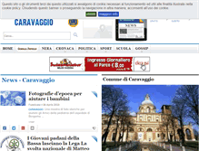 Tablet Screenshot of caravaggio.netweek.it