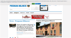 Desktop Screenshot of pregnana-milanese.netweek.it