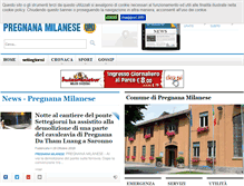 Tablet Screenshot of pregnana-milanese.netweek.it