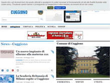 Tablet Screenshot of cuggiono.netweek.it