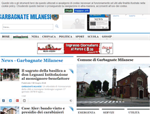 Tablet Screenshot of garbagnate-milanese.netweek.it