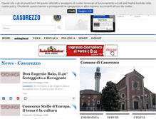 Tablet Screenshot of casorezzo.netweek.it