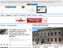 Tablet Screenshot of cornaredo.netweek.it